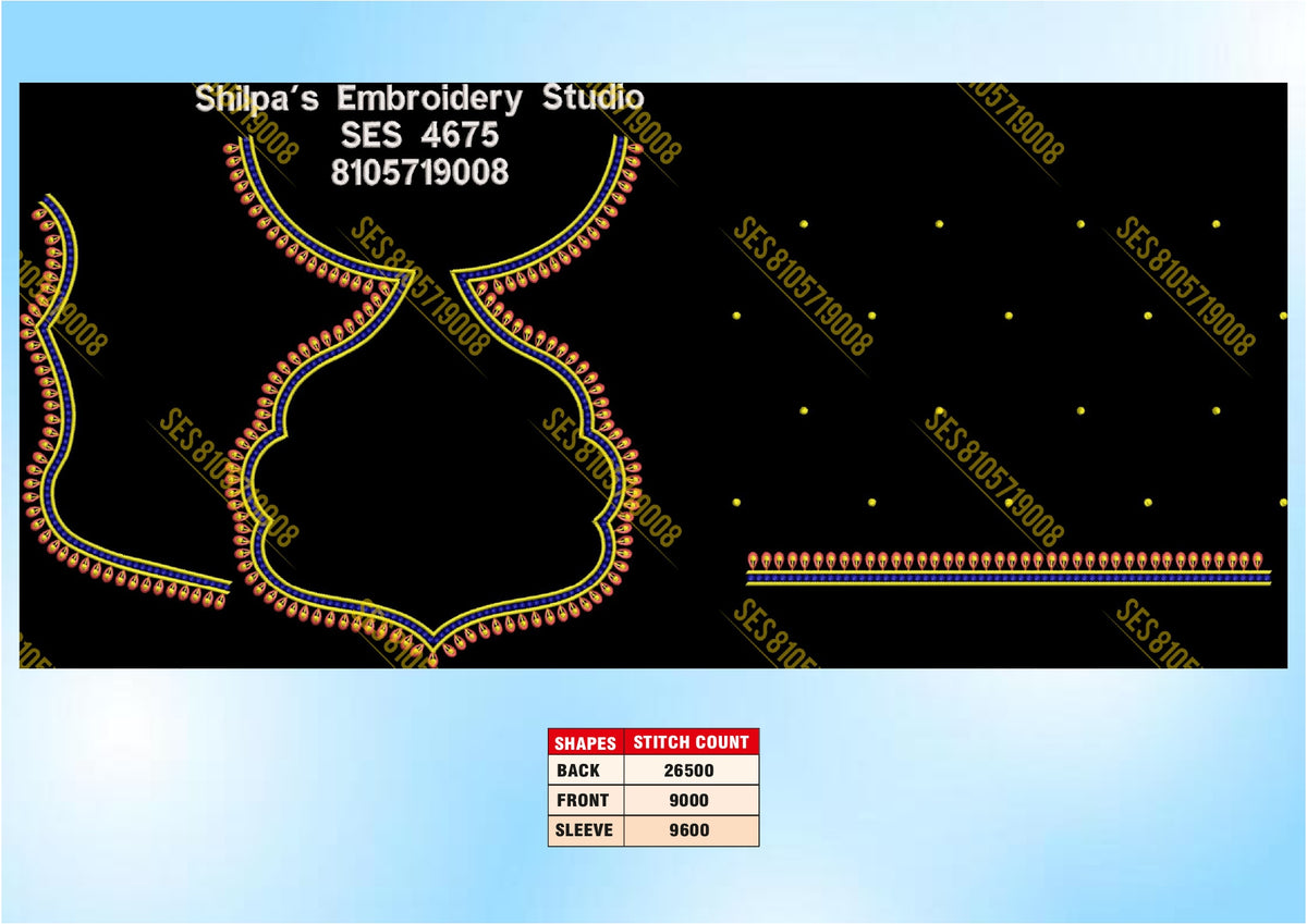 Embroidery Designs 4601-4700 Series