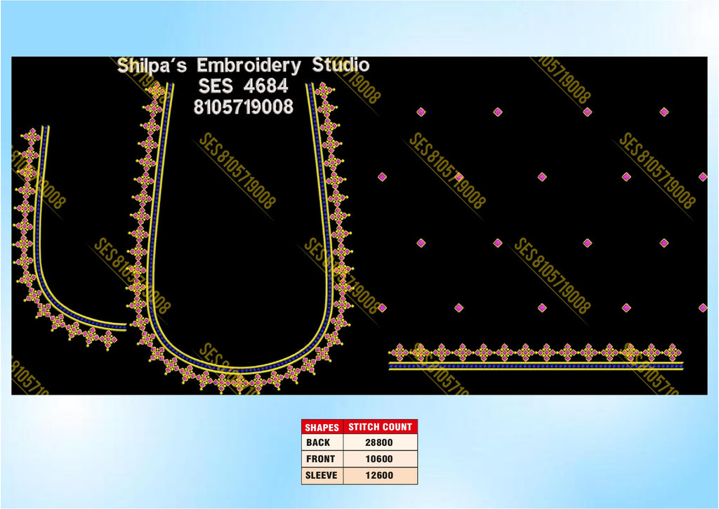 Embroidery Designs 4601-4700 Series