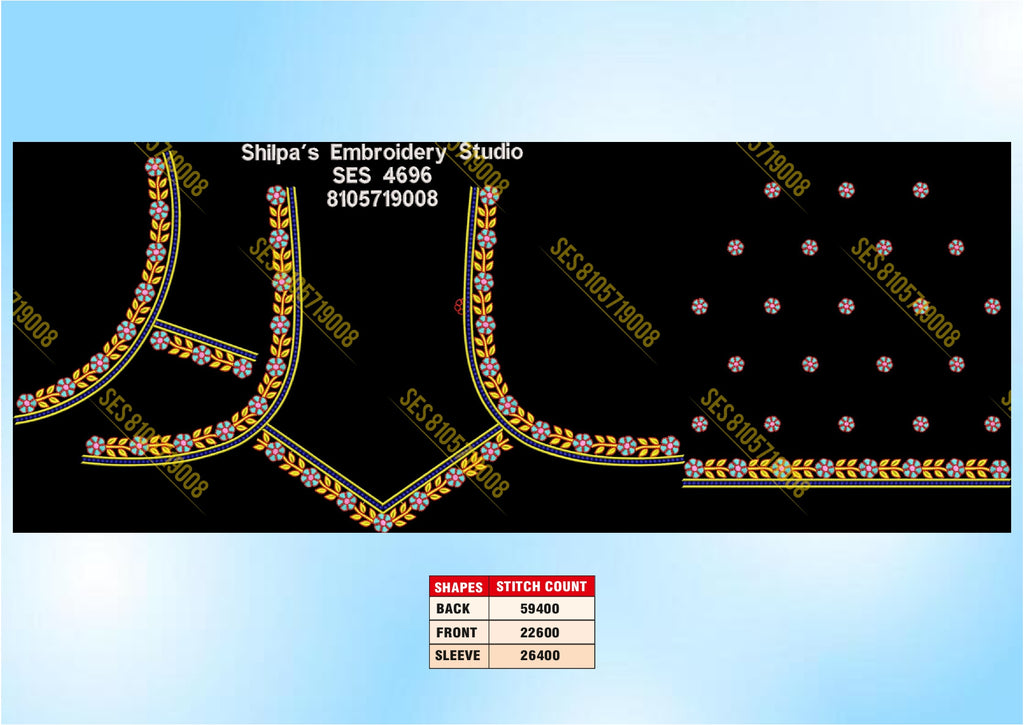 Embroidery Designs 4601-4700 Series