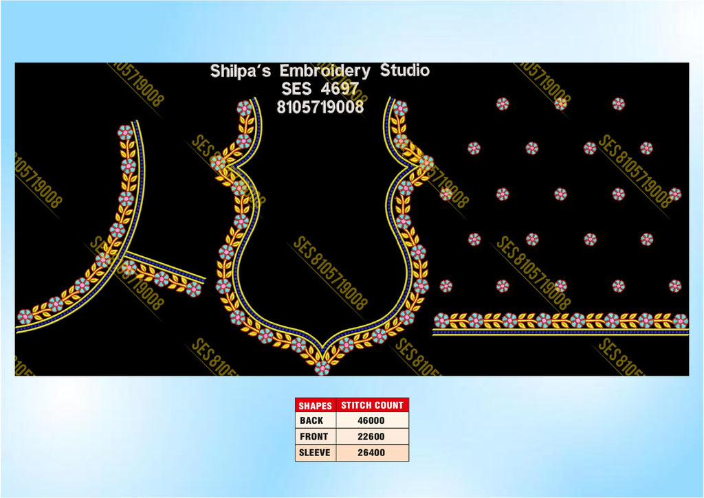 Embroidery Designs 4601-4700 Series