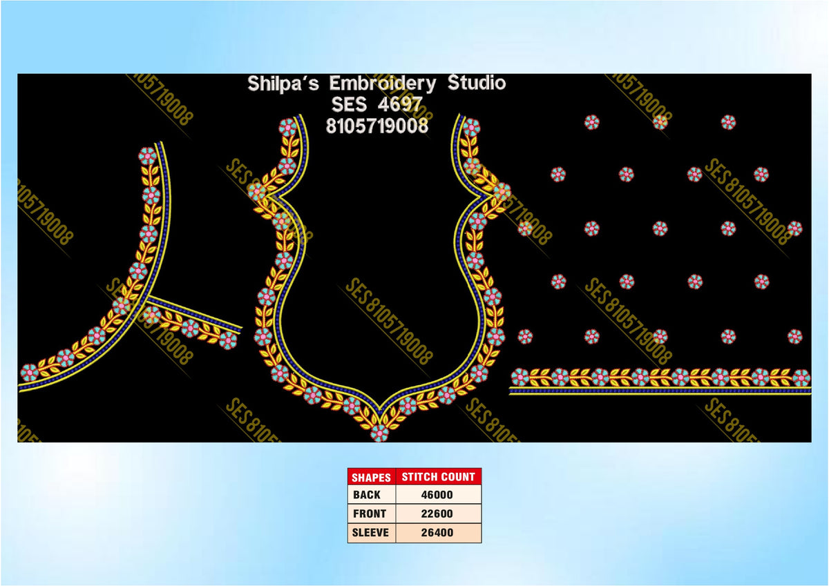 Embroidery Designs 4601-4700 Series