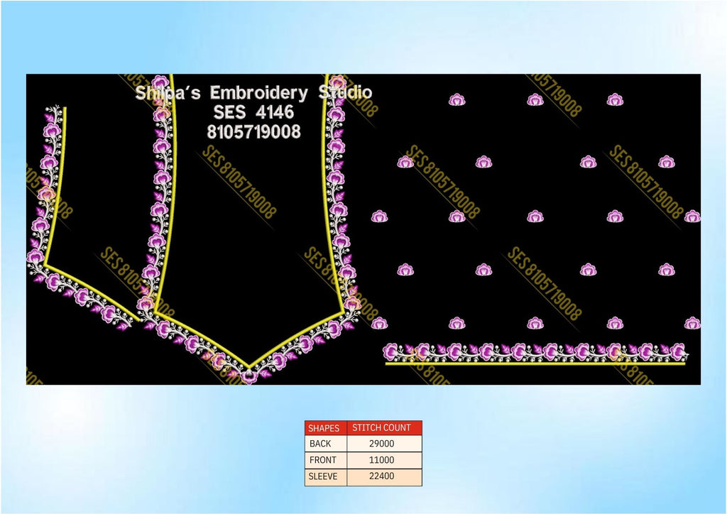 Embroidery Designs 4101-4200 Series