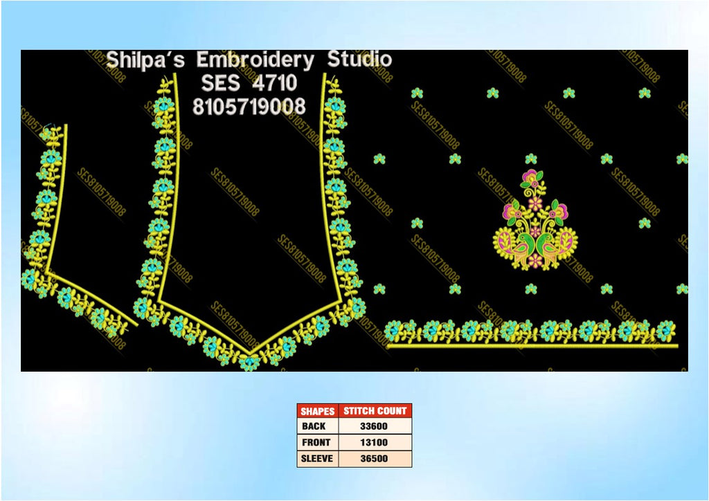 Embroidery Designs 4701-4800 Series