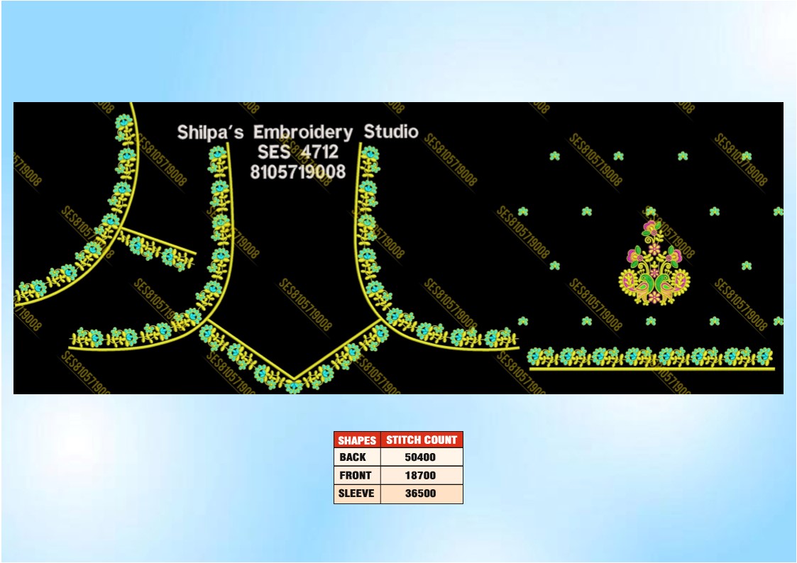 Embroidery Designs 4701-4800 Series
