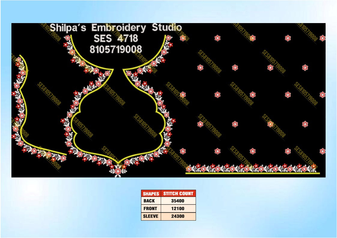 Embroidery Designs 4701-4800 Series