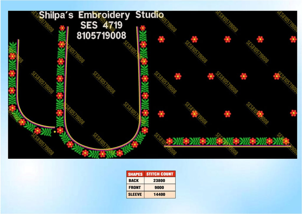 Embroidery Designs 4701-4800 Series