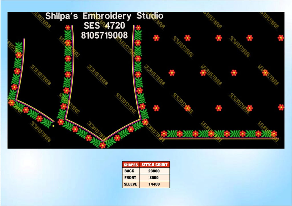 Embroidery Designs 4701-4800 Series