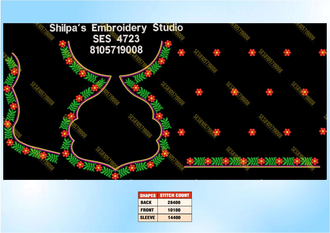 Embroidery Designs 4701-4800 Series