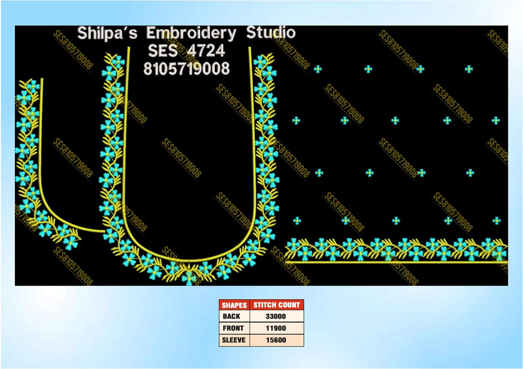 Embroidery Designs 4701-4800 Series