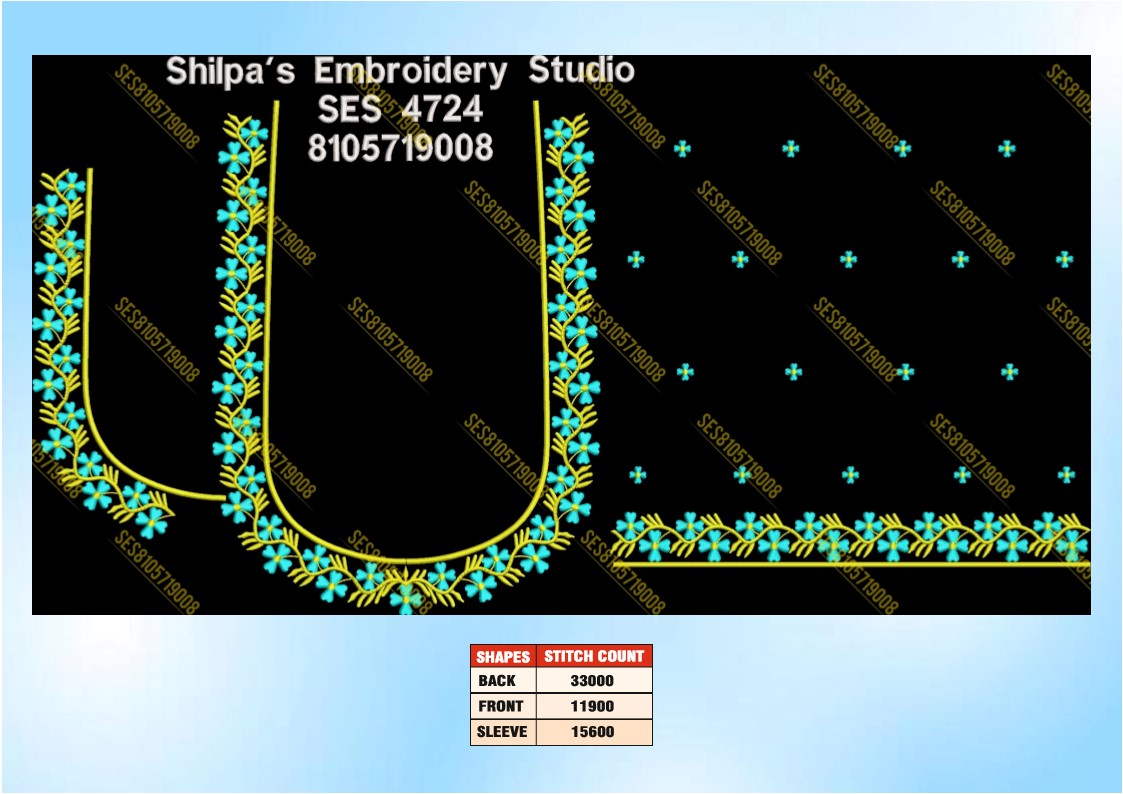 Embroidery Designs 4701-4800 Series