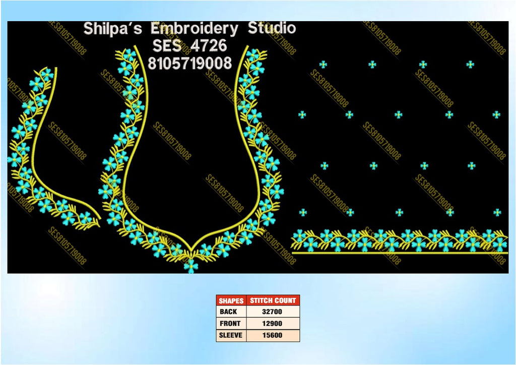 Embroidery Designs 4701-4800 Series