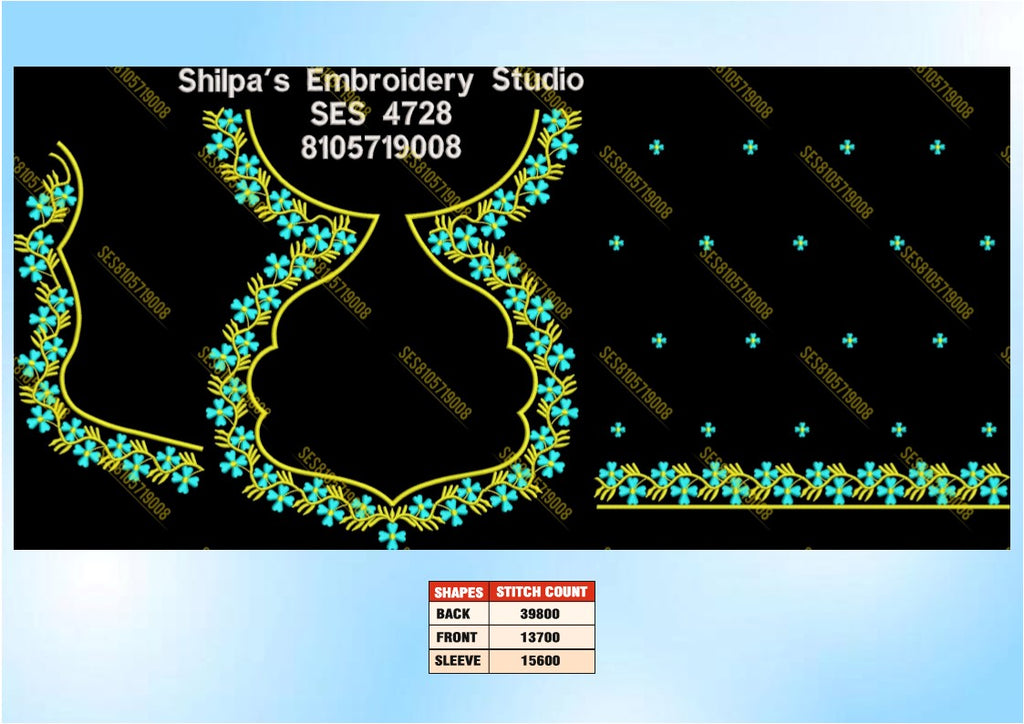 Embroidery Designs 4701-4800 Series