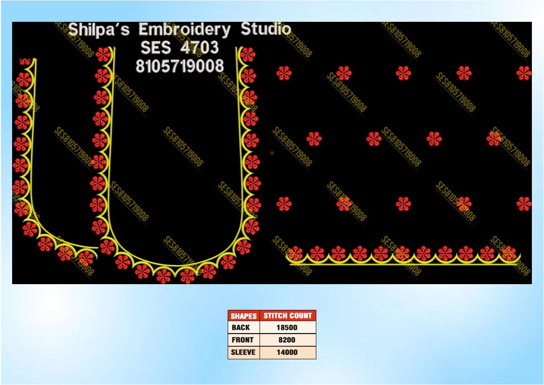 Embroidery Designs 4701-4800 Series