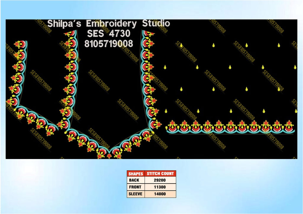 Embroidery Designs 4701-4800 Series