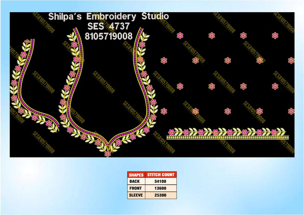 Embroidery Designs 4701-4800 Series