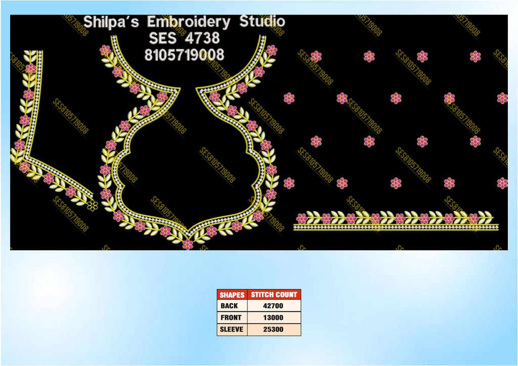 Embroidery Designs 4701-4800 Series