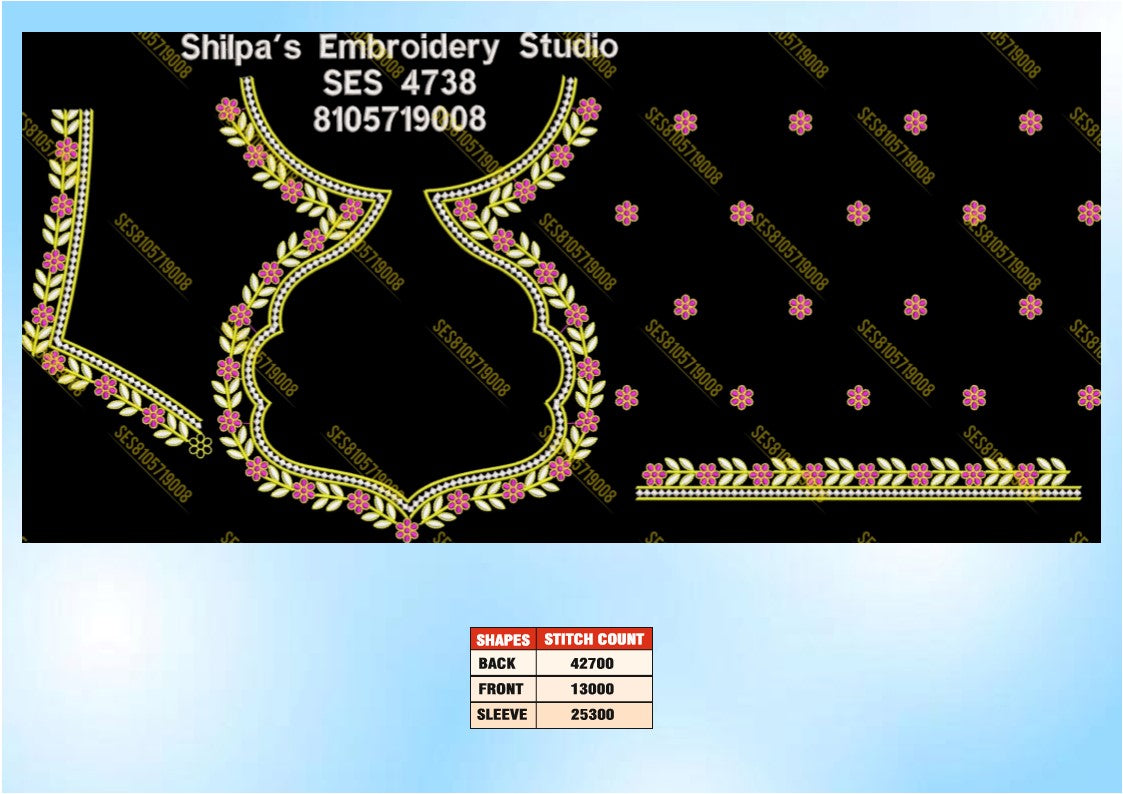 Embroidery Designs 4701-4800 Series