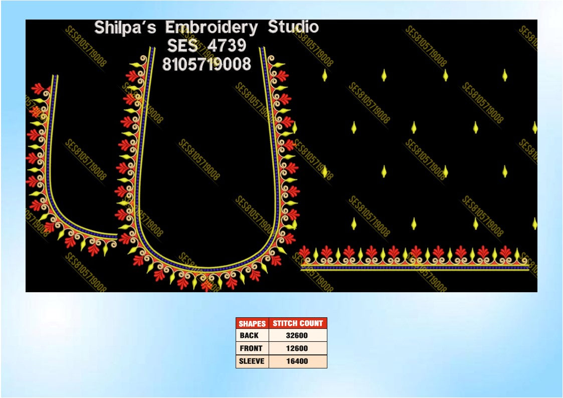 Embroidery Designs 4701-4800 Series