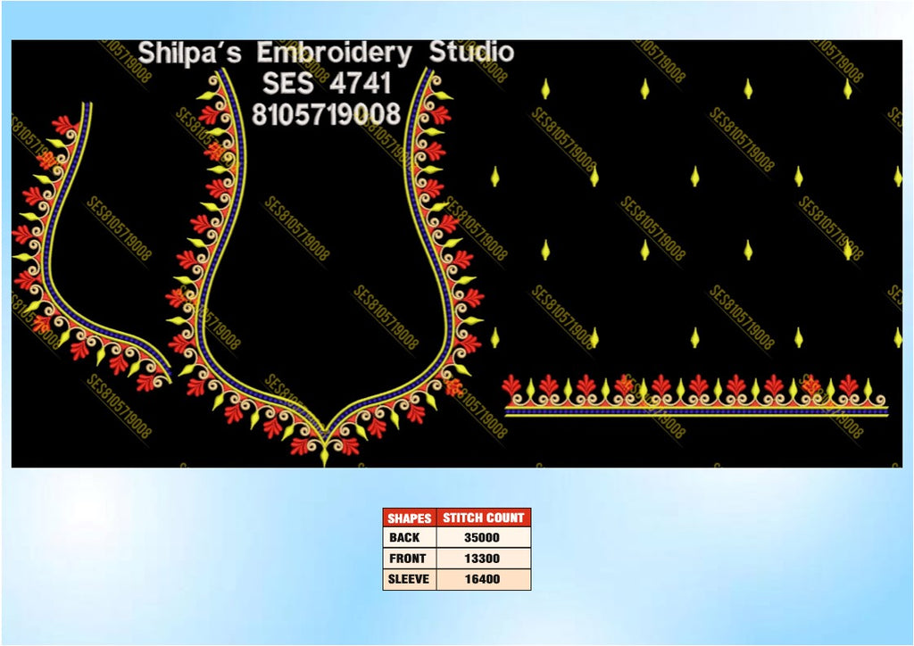 Embroidery Designs 4701-4800 Series
