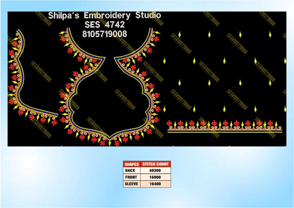 Embroidery Designs 4701-4800 Series