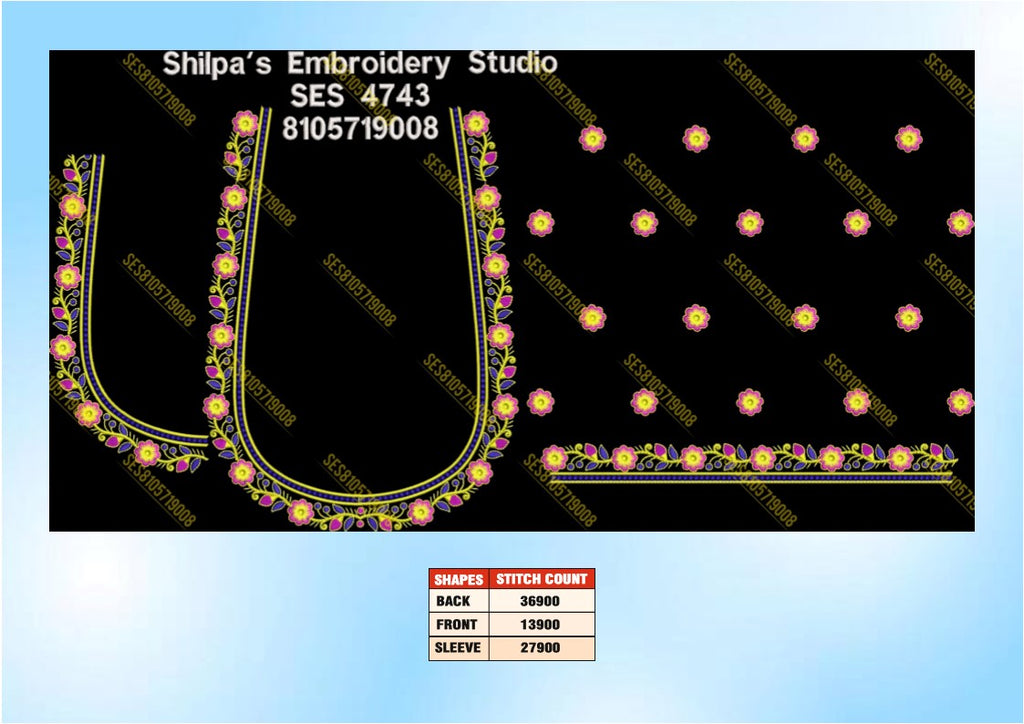 Embroidery Designs 4701-4800 Series