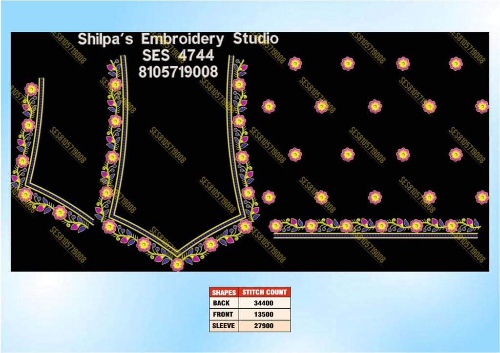 Embroidery Designs 4701-4800 Series