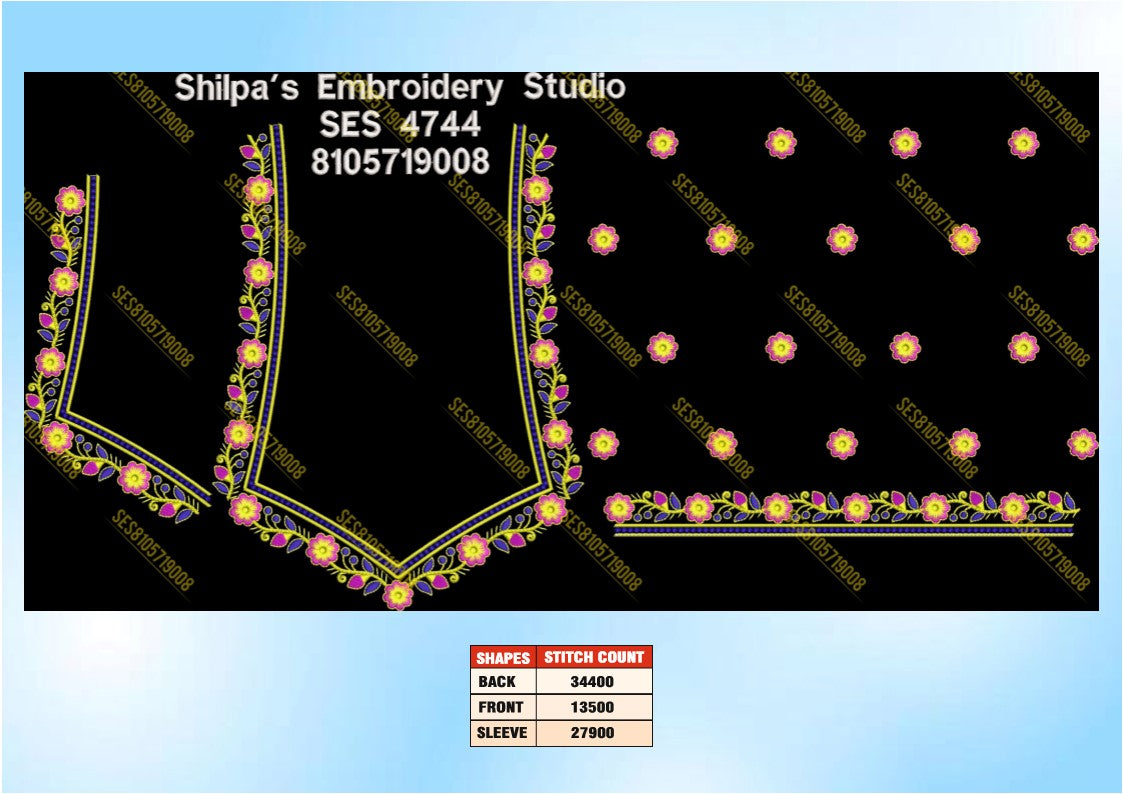 Embroidery Designs 4701-4800 Series