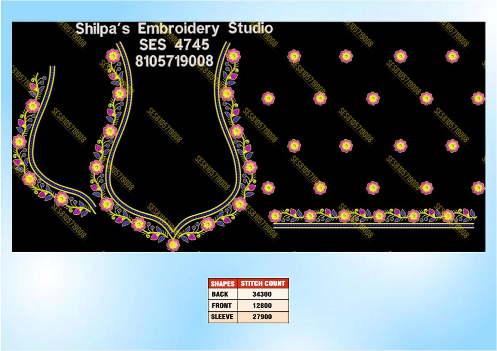 Embroidery Designs 4701-4800 Series
