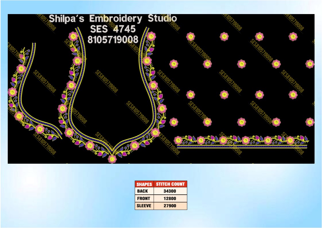 Embroidery Designs 4701-4800 Series