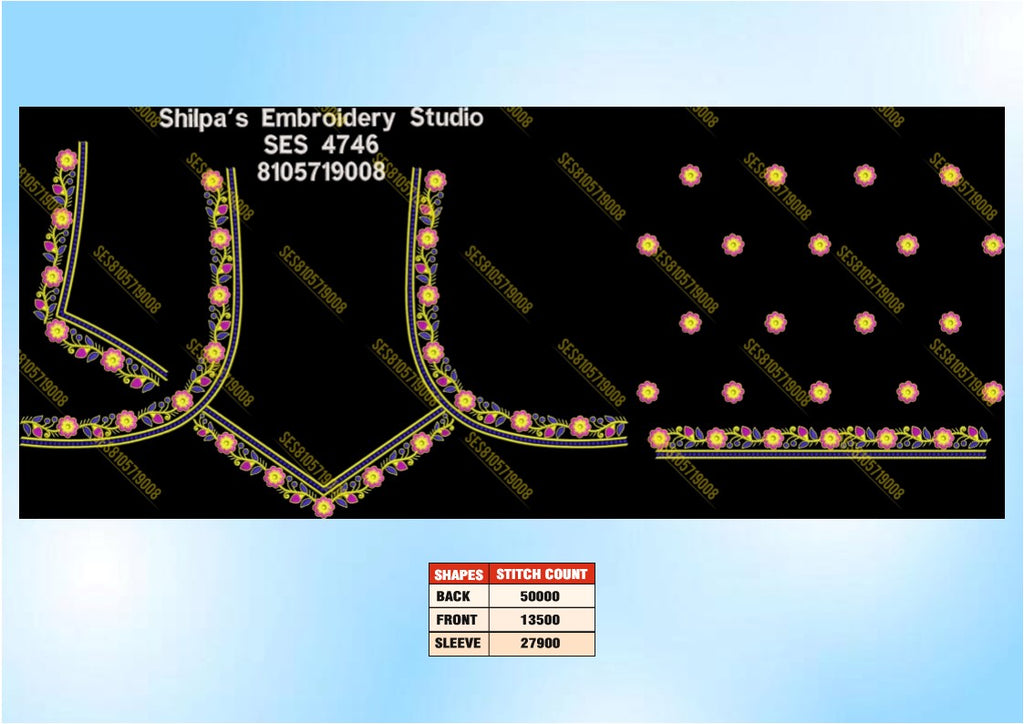 Embroidery Designs 4701-4800 Series