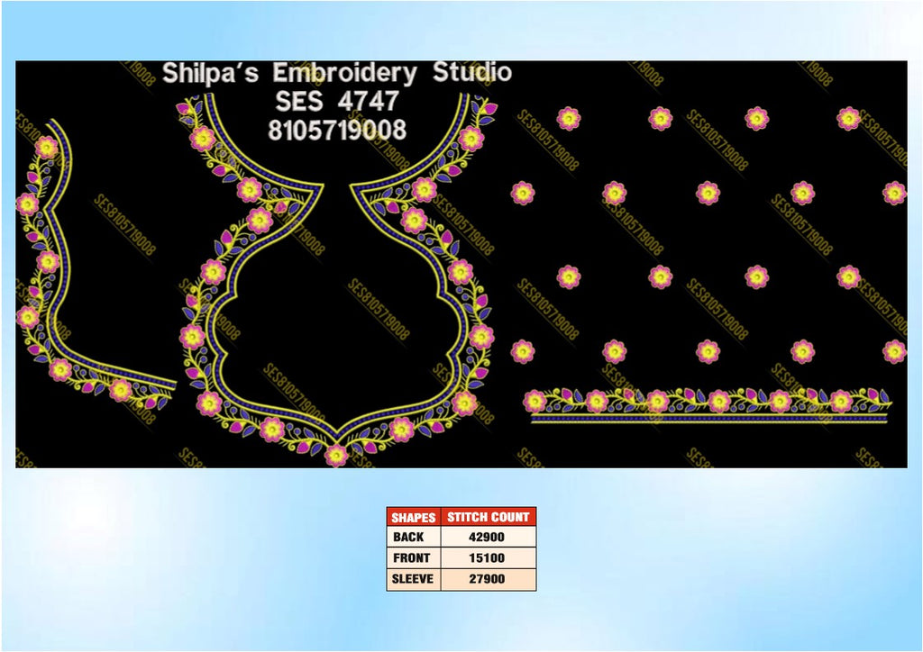 Embroidery Designs 4701-4800 Series
