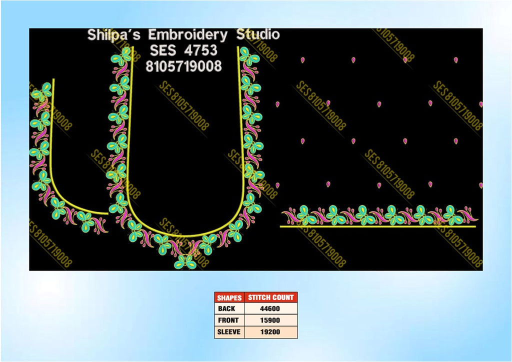 Embroidery Designs 4701-4800 Series