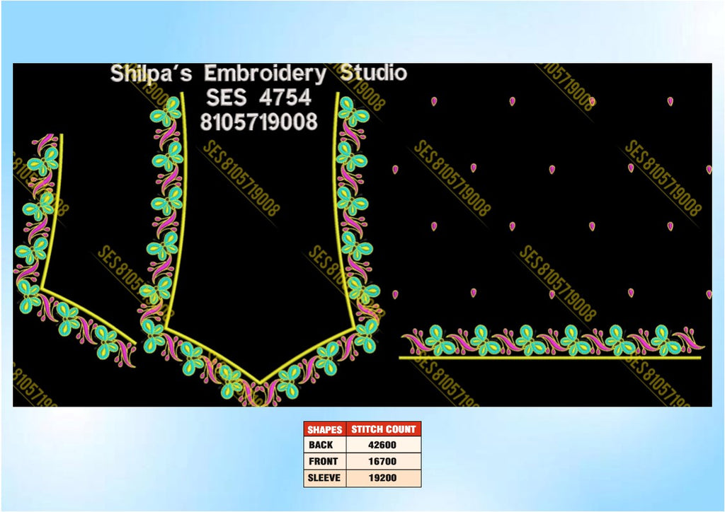 Embroidery Designs 4701-4800 Series