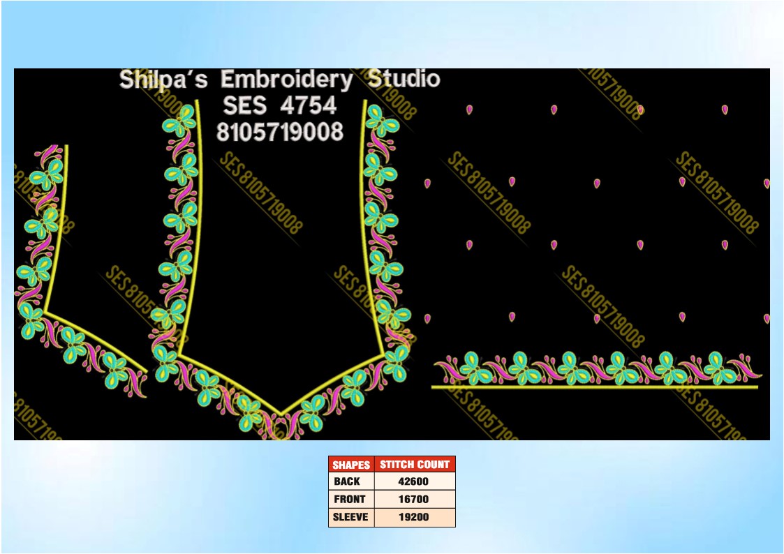 Embroidery Designs 4701-4800 Series