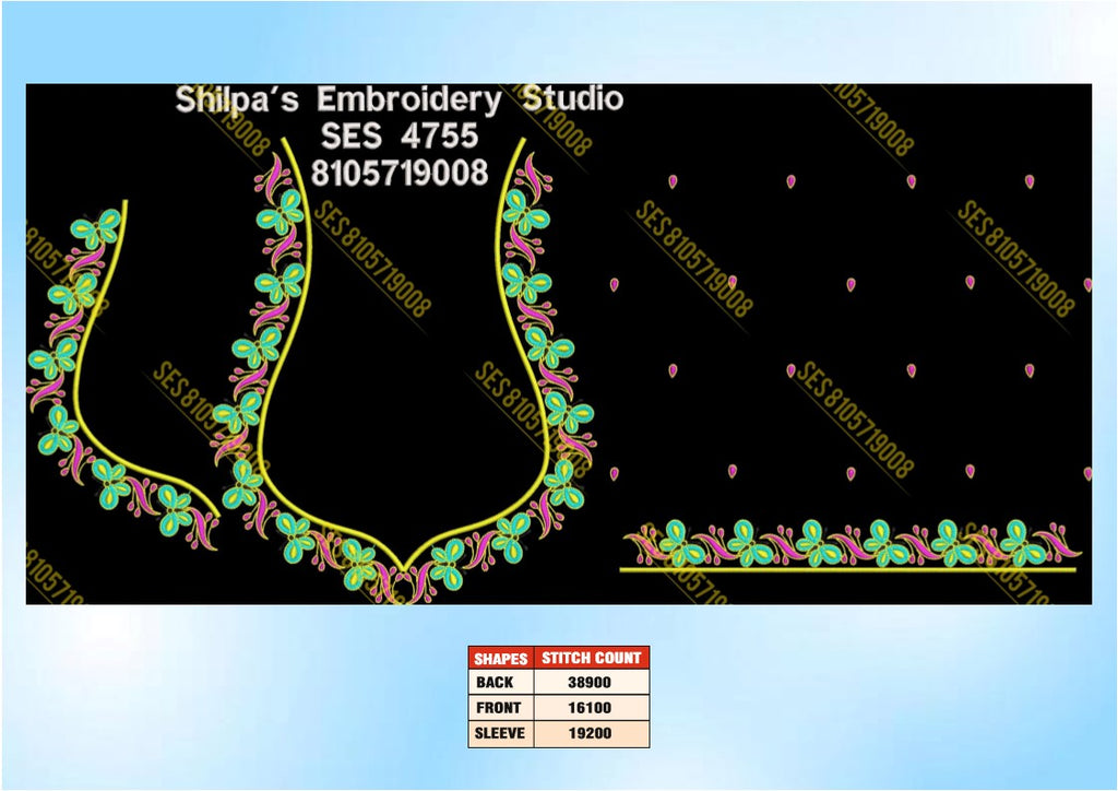 Embroidery Designs 4701-4800 Series