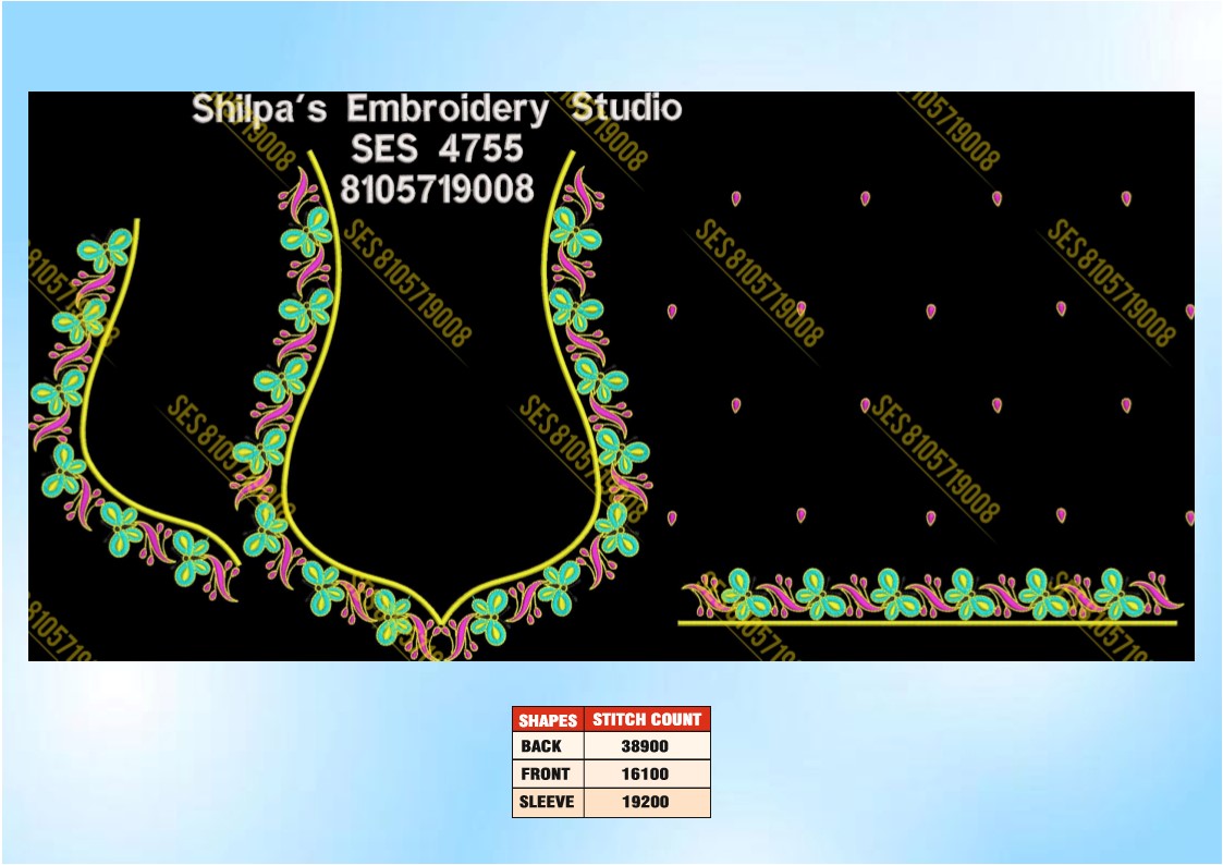 Embroidery Designs 4701-4800 Series