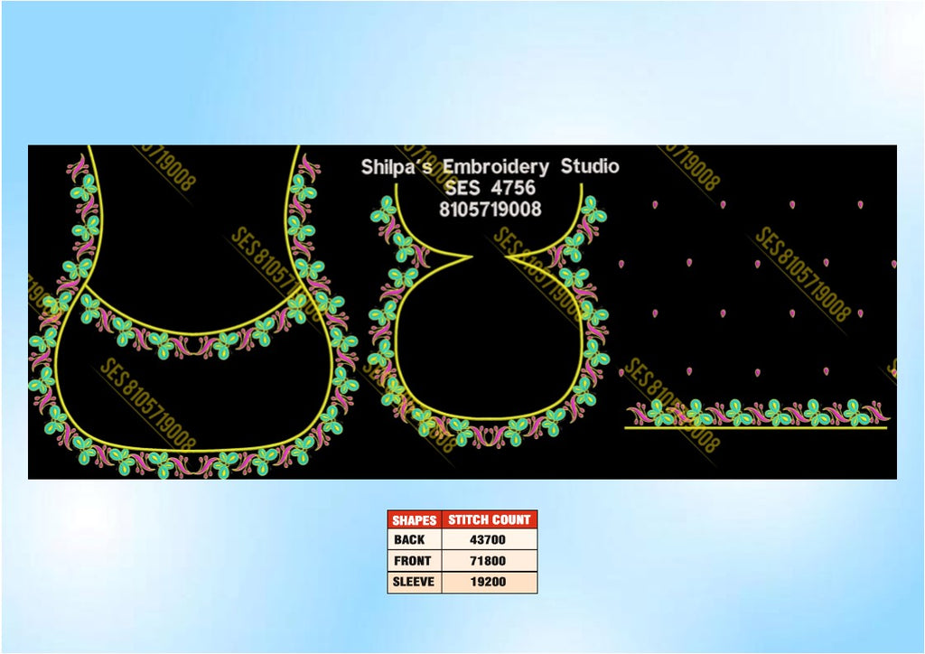 Embroidery Designs 4701-4800 Series