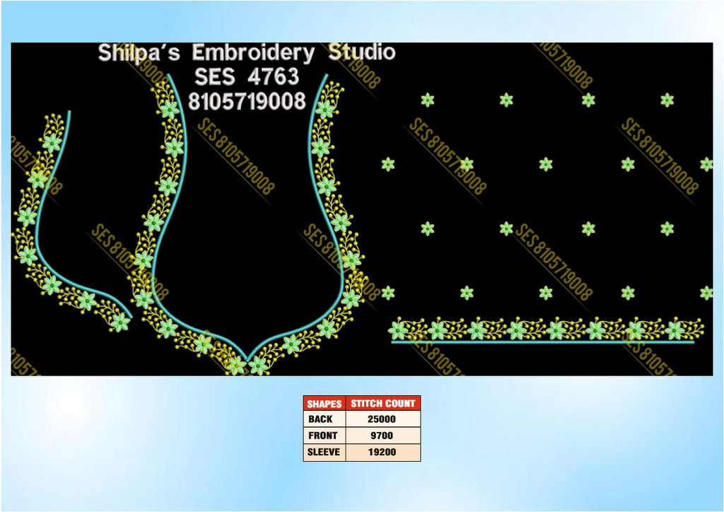 Embroidery Designs 4701-4800 Series