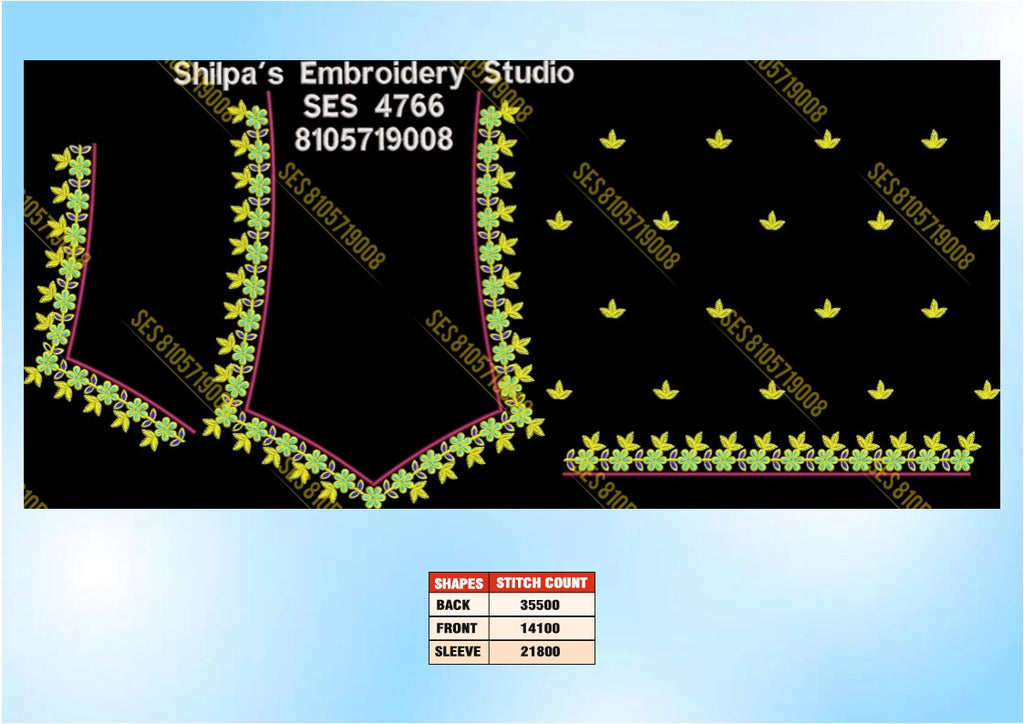 Embroidery Designs 4701-4800 Series