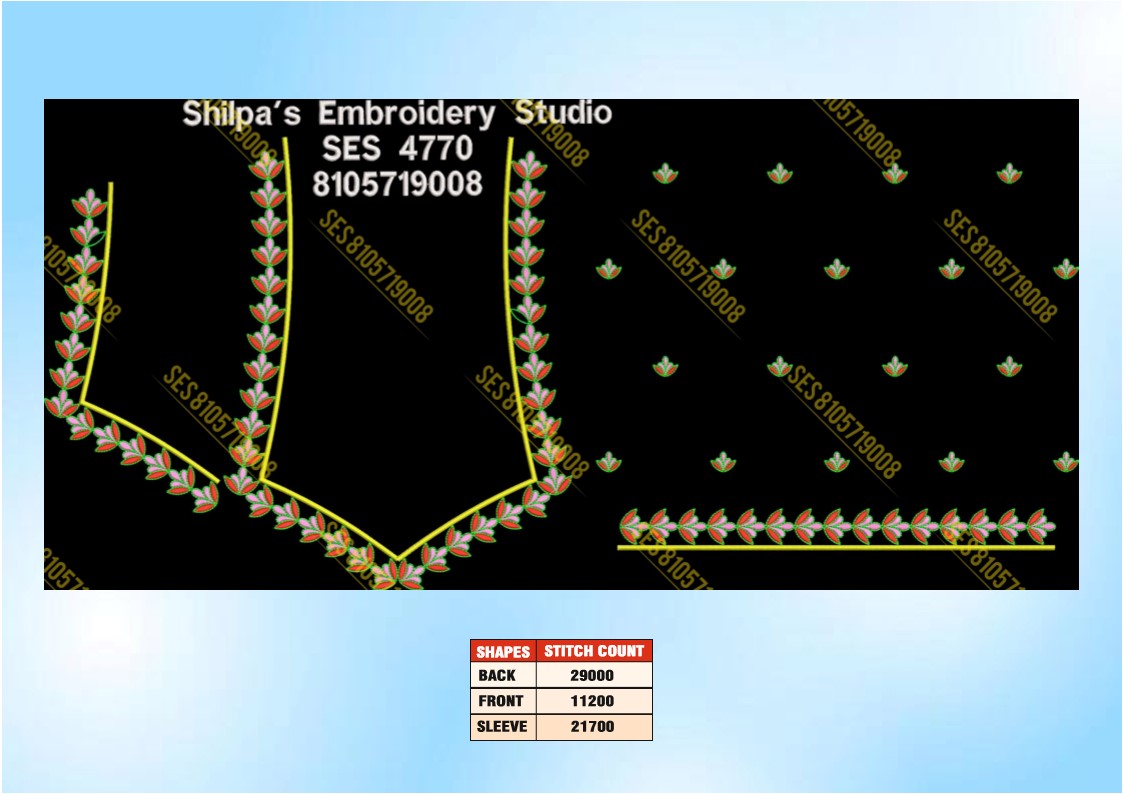 Embroidery Designs 4701-4800 Series