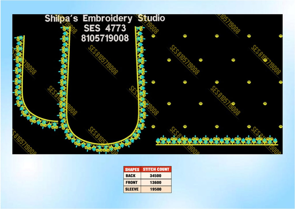 Embroidery Designs 4701-4800 Series