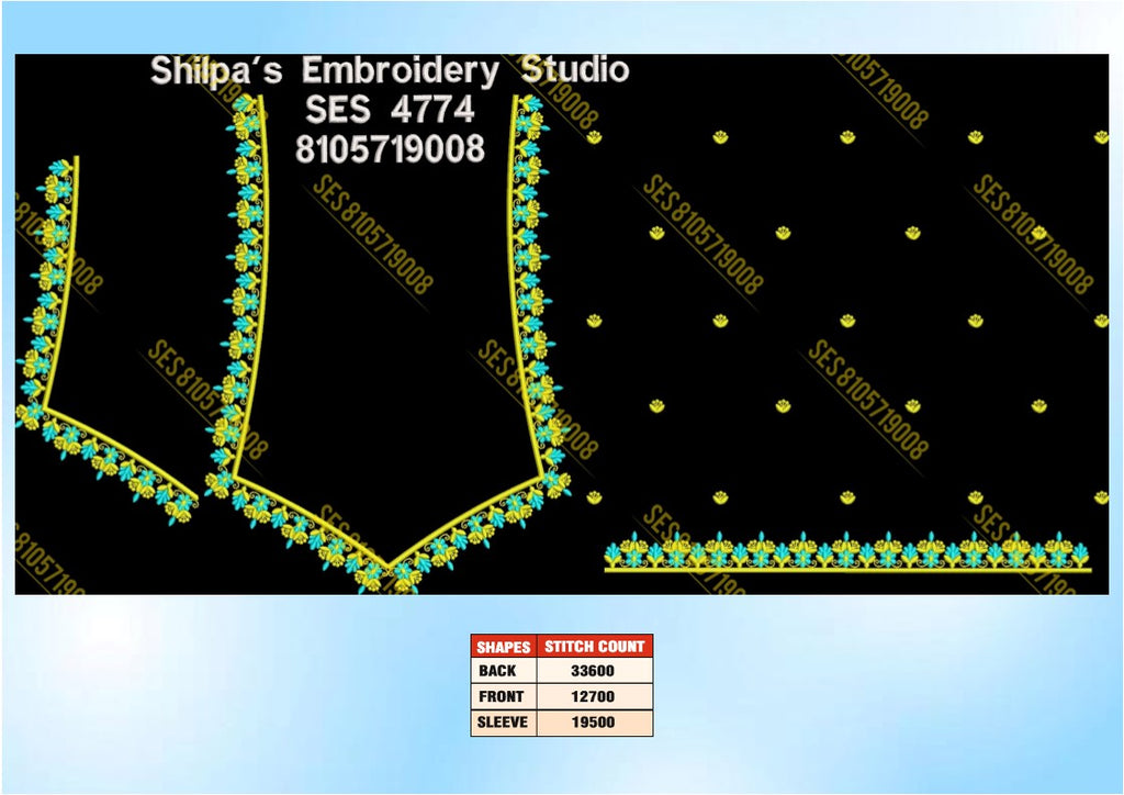 Embroidery Designs 4701-4800 Series