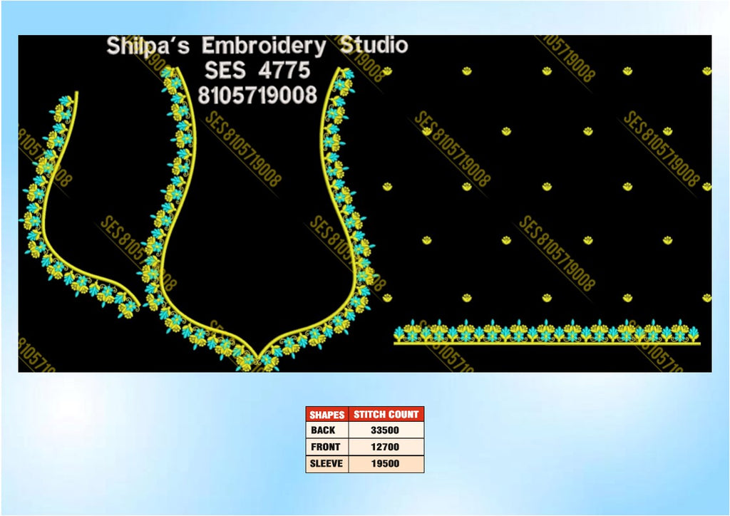 Embroidery Designs 4701-4800 Series