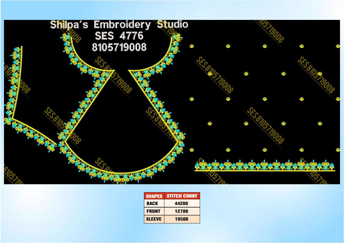 Embroidery Designs 4701-4800 Series