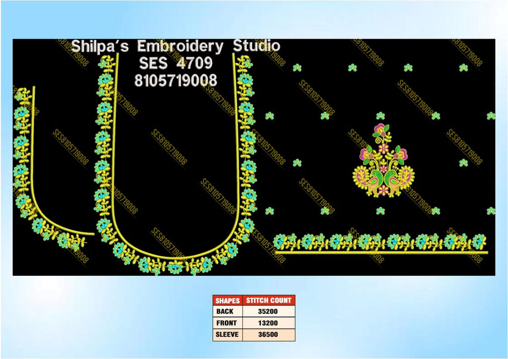 Embroidery Designs 4701-4800 Series