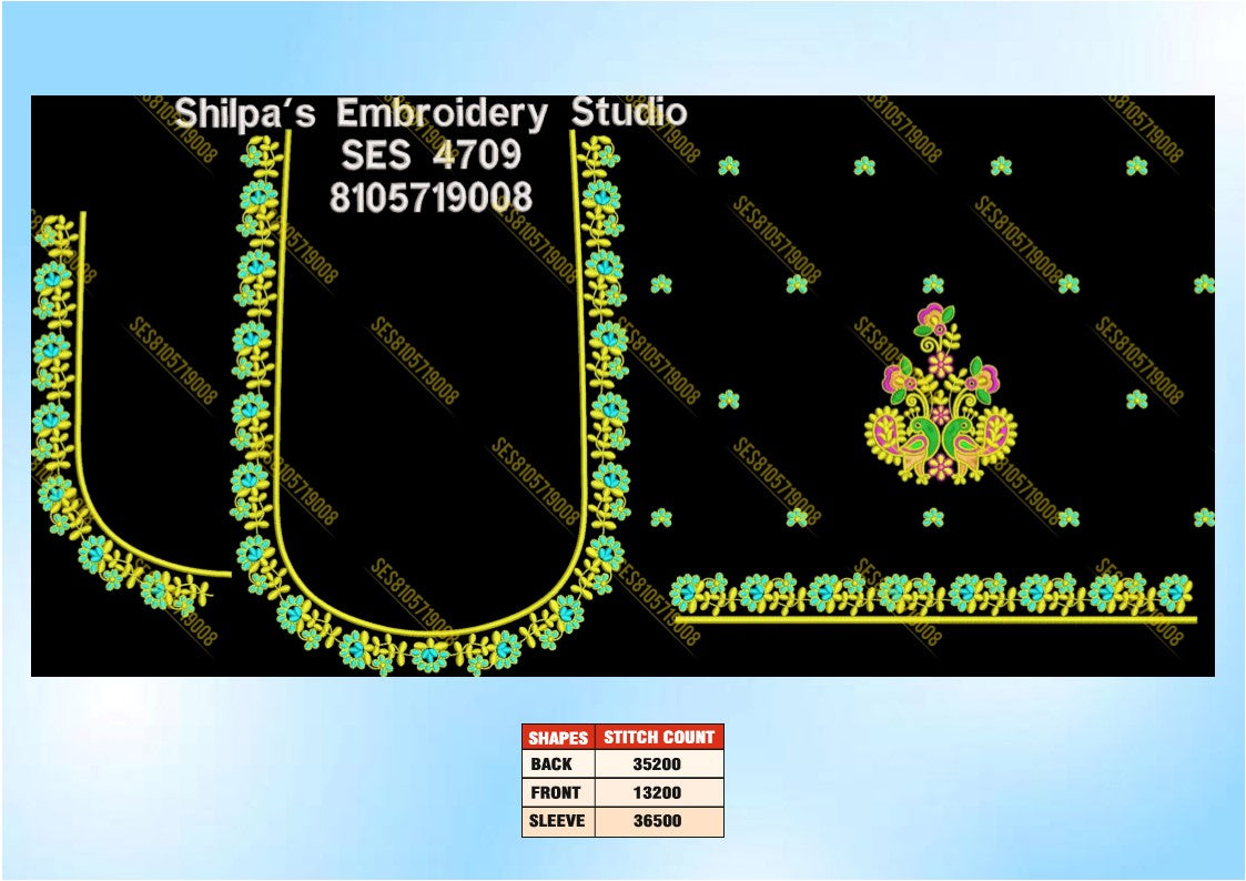 Embroidery Designs 4701-4800 Series