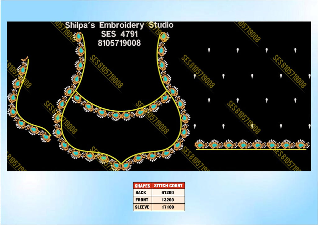 Embroidery Designs 4701-4800 Series