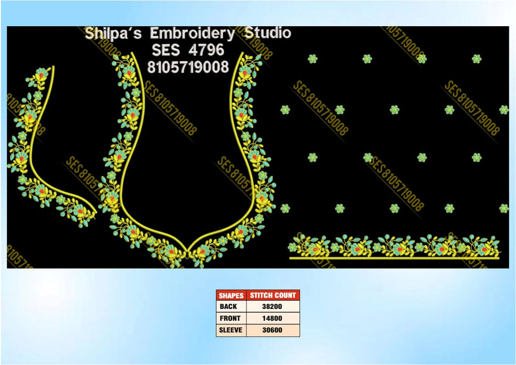 Embroidery Designs 4701-4800 Series