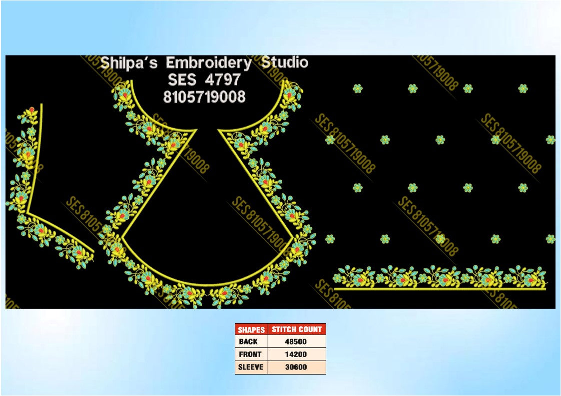 Embroidery Designs 4701-4800 Series