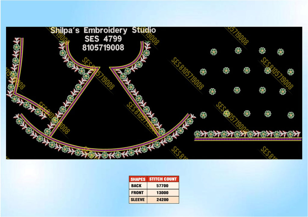Embroidery Designs 4701-4800 Series